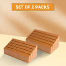 6" Wooden Playing Card Holder Tray Card Rack Organizer Set