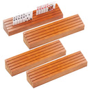 14" Wooden Playing Card Holder Tray Card Rack Organizer Set