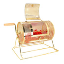 Raffle Drum, Small Brass Raffle Ticket Spinning Cage