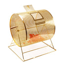 Raffle Drum, X-Large Brass Raffle Ticket Spinning Cage