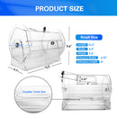 Small Acrylic Ticket Raffle Drum - Holds 2,000 Tickets