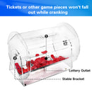 Small Acrylic Ticket Raffle Drum - Holds 2,000 Tickets