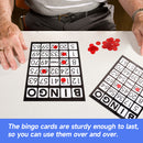 100Pcs Jumbo Bingo Cards with Large Printed Easy Read Numbers