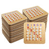 Easy-Read Large Print Shutter Bingo Cards with Sliding Windows