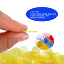 1000 Pieces 3/4-inch Plastic Transparent Bingo Chips  (7 Colors)
