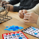 1000 Pieces 3/4-inch Plastic Transparent Bingo Chips  (7 Colors)