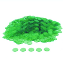 1000 Pieces 3/4-inch Plastic Transparent Bingo Chips  (7 Colors)