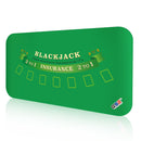 70" x 35" Casino Blackjack Tabletop Layout Mat