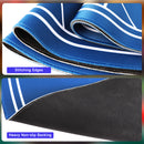 47" x 47" Blue Round Texas Hold'em Rubber Mat