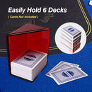 6 Decks Casino Grade Red Discard Holder Trays for Blackjack