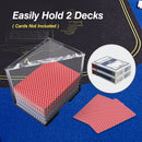 2/4/6/8 Deck Casino Grade Acrylic Discard Holder Trays for Blackjack