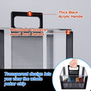 600pcs/1000pcs Poker Chip Cases, Acrylic Poker Chips Carrier with Poker Chip Trays