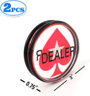 Double-Sided Casino Grade Acrylic Poker Dealer Puck Button