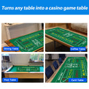 36" x 72" Portable Casino Craps Tabletop Felt Layout Mat