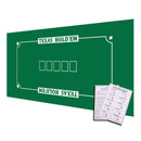 36" x 72" Portable Casino Texas Hold'em Tabletop Felt Layout Mat