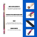 Set of 4 58" Canadian Maple Hardwood Billiard Pool Cue Sticks (Purple)