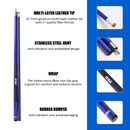 Set of 4 58" Slick Blue Fiberglass Graphite Composite Billiard Pool Cue Sticks
