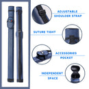1x1 Hard Leatherette Billiard Pool Cue Stick Carrying Case (5 Colors)