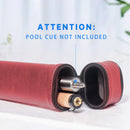 1x1 Hard Leatherette Billiard Pool Cue Stick Carrying Case (5 Colors)