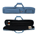 3x4 Heavy-Duty Nylon Pool Cue Stick Soft Carrying Bag