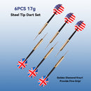 18" Professional Self-Healing Bristle Dart Board Games Set