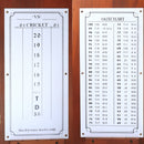 Dartboard Cabinet with Sisal/Bristle Dartboard, Dart Scoreboard, and Steel Tip Darts