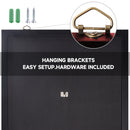 Dart Backboard Wall Protector for Dart Board Surround (Black/Brown)
