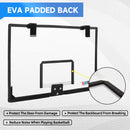 Over-The-Door Pro Basketball Hoop Set with Basketball & Pump
