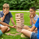 54 Pieces Tumbling Timbers, Wooden Building Block Stacking Games