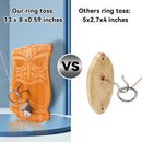 Wall Mount Ring Toss Hook Game, Hook and Ring Toss Game (Tiki Face)