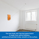 Wall Mount Ring Toss Hook Game, Hook and Ring Toss Game (Tiki Face)