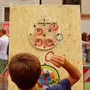 Hookey Ring Toss Game, Wall Mounted Ring Toss Game