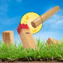 Backyard Kubb Yard Game Set, Outdoor Lawn Throwing Toss Game