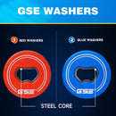 Red/Blue Set of 8 Replacement Washers with Bottle Opener for Lawn Game