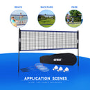 20' x 2' Portable Recreational Nylon Badminton Set