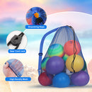 30"x 40" Set of 6 Extra-Large Mesh Sports Ball Drawstring Bag