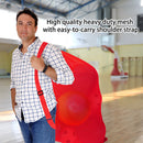 30"x 40" Set of 6 Extra-Large Mesh Sports Ball Drawstring Bag