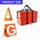 Football Yard Markers, Day & Night High Visibility Football Field Yard Line Markers