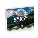 5x7 Inch Clear Acrylic Picture Frames for Home/Office Desktop