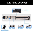 2x2 Hard Oval Billiard Pool Cue Stick Carrying Case (5 Colors)