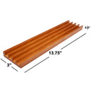 13.75" Set of 4 Domino & Playing Card Racks, Wooden Domino Trays Holders Organizer