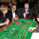 Craps Game Set, Including Casino Dice, 3" Craps On/Off Dealer Puck Button