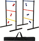 Quality Metal Ladder Ball Toss Game Set with Ladder Bolas & Carrying Case