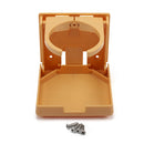 4" Plastic Adjustable Folding Drink Cup Holder （1-Pack, 4 Colors)