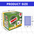 12 Decks Multi-colored Nertz Cards Playing Card Game