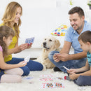 2-Deck Canasta Cards with Point Values - Blue/Red