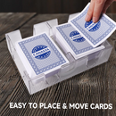 Canasta Cards Game Set with 2-Deck Canasta Cards with Point Value, a Revolving Card Tray, 50 Score Pad