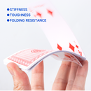 Canasta Cards Game Set with 2-Deck Canasta Cards with Point Value, a Revolving Card Tray, 50 Score Pad