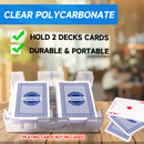 2-Deck Revolving Play Card Tray,  360° Rotating Card Holder