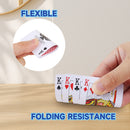 2-Deck 100% Plastic Waterproof Playing Cards, Standard Regular Index, Bridge Size, Perfect for Outdoor Camping, Beach & Pool, Travel